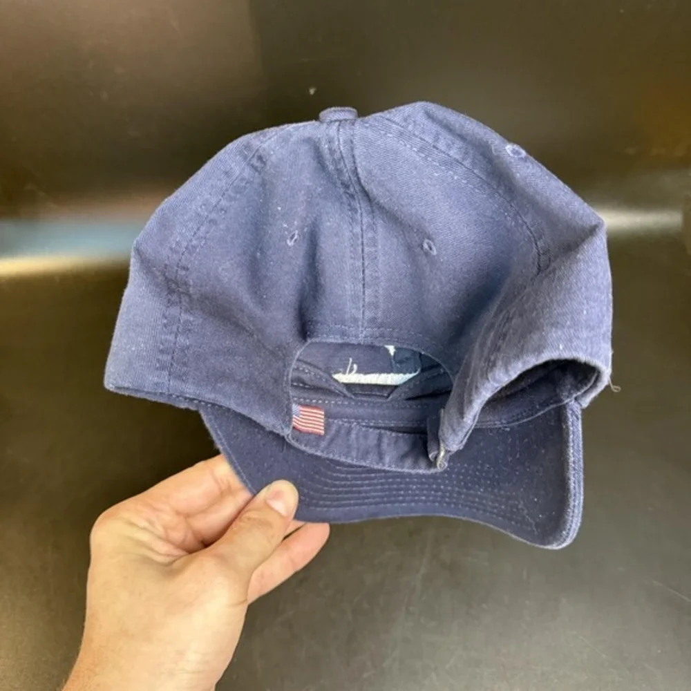 Bayside W The President Navy Blue Cotton Baseball Hat Made in USA Mens‎ OSFM